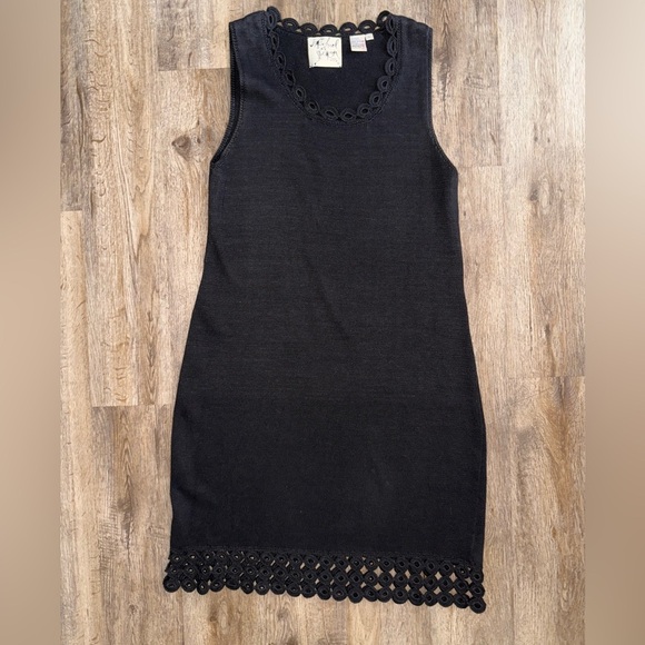 VTG Michael Simon • Crochet Knit Midi Dress - Picture 5 of 9